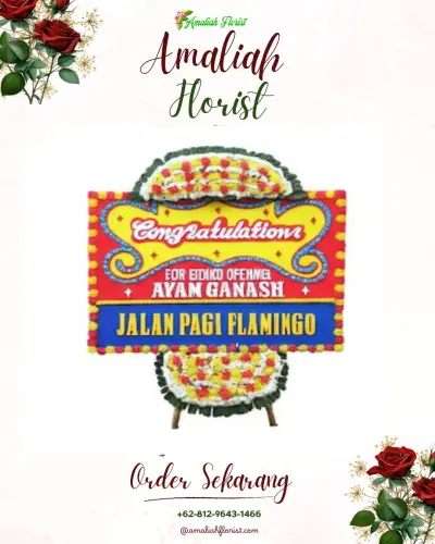 Bunga Papan Congratulation di Tua Tunu